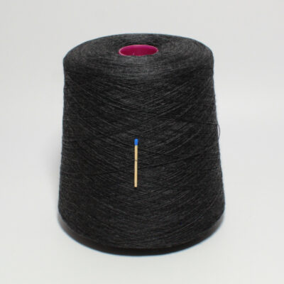 Włóczka merynos 100% ALBA TEC RWS grafitowy, 100 g