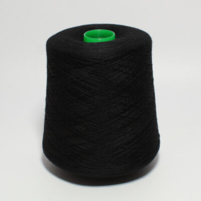 Włóczka merynos 100% ALBA TEC RWS czarny, 100 g