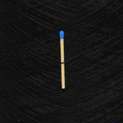 Włóczka merynos 100% ALBA TEC RWS czarny, 100 g