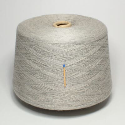 Włóczka WOOLCOT jasno szary bawełna merino