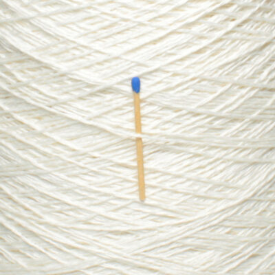 Włóczka LINO FLAMME biały 100% len, 100 g