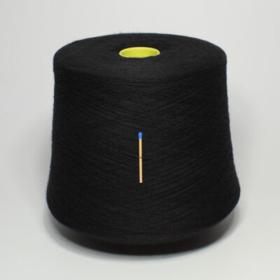 Włóczka FAIRWOOL czarny kaszmir merino