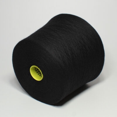 Włóczka FAIRWOOL czarny kaszmir merino