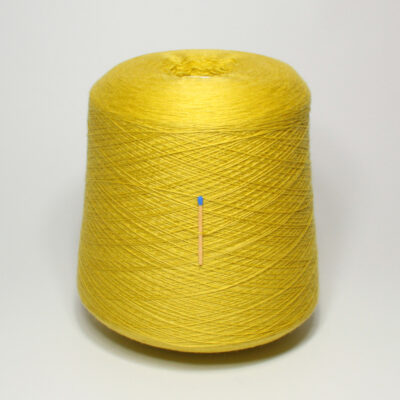 Włóczka DIAMANTE merino, jedwab, kaszmir żółty zimny