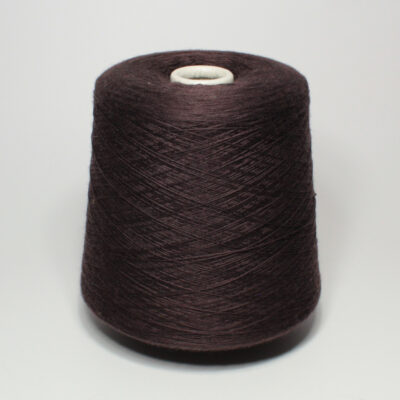 Włóczka merino jedwab kaszmir Ri.GO DIAMANTE brązowa na stożku