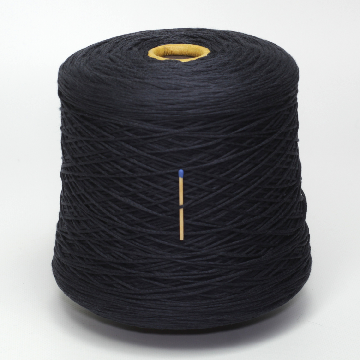 MAKÒ CASHMERE – granatowy, 100 g Włóczka bawełna organiczna kaszmir MAKÒ CASHMERE 2 granatowy na szpuli