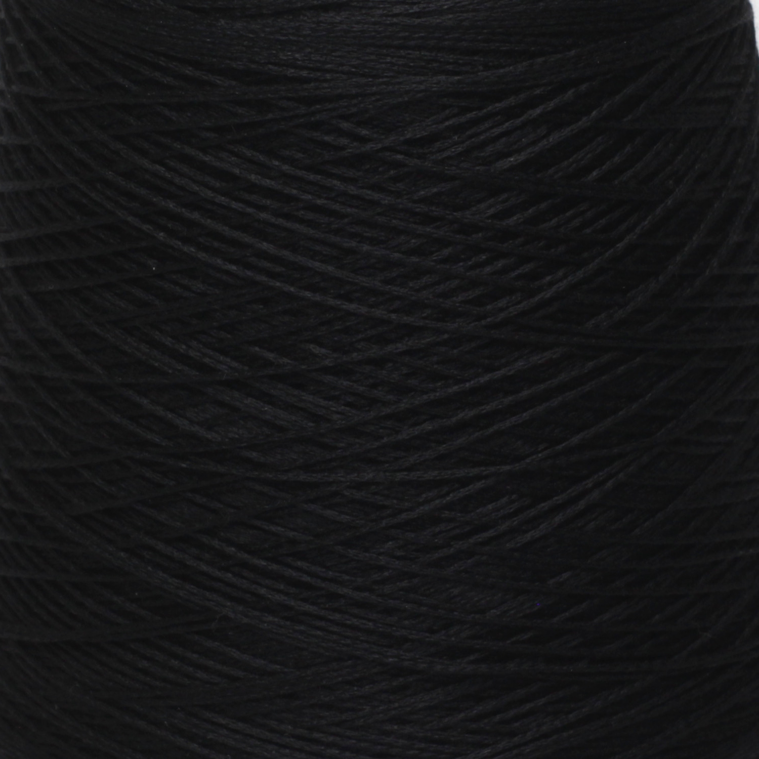 IVORY SHINE – czarny NERO, 100 g Włóczka jedwabna na druty IVORY SHINE czarny NERO na szpuli