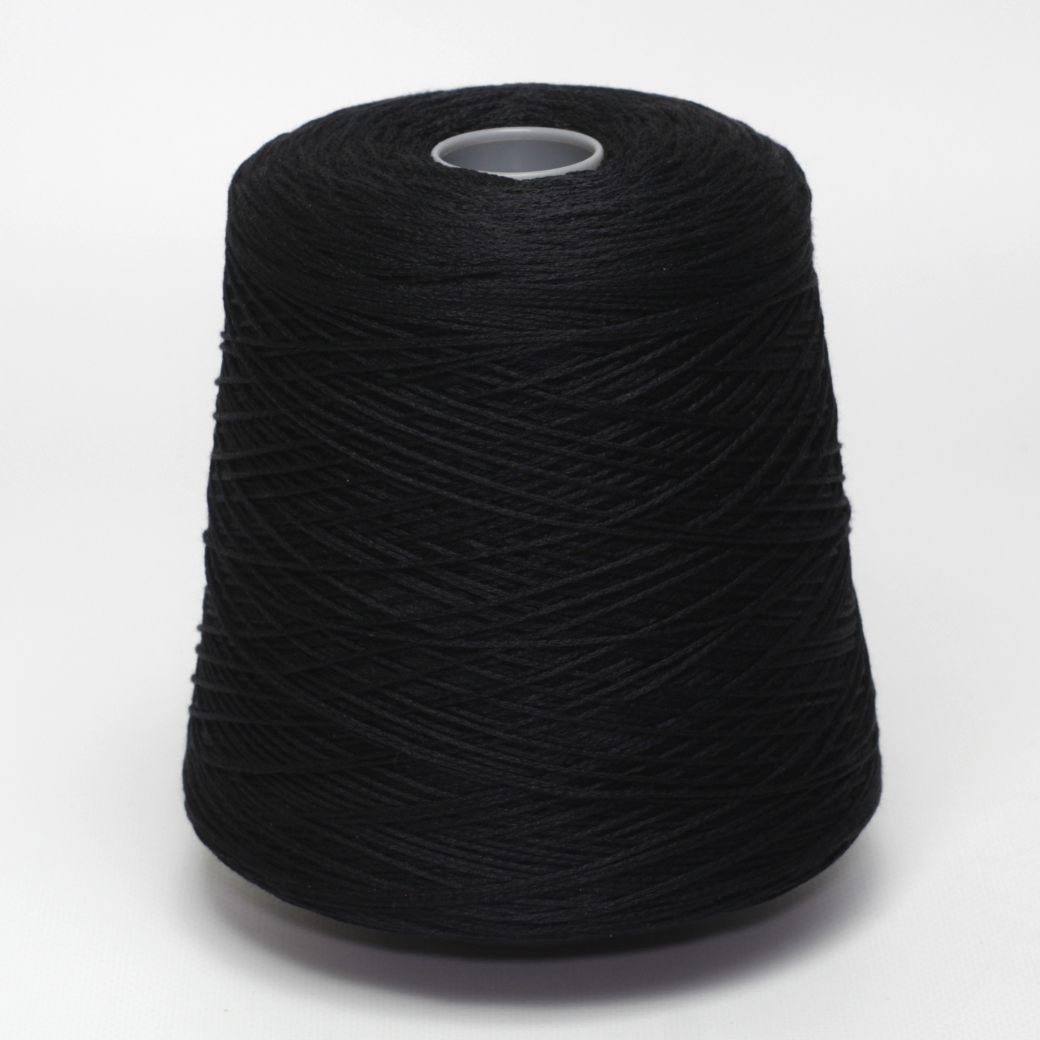 IVORY SHINE – czarny NERO, 100 g Włóczka jedwabna na druty IVORY SHINE czarny NERO na szpuli